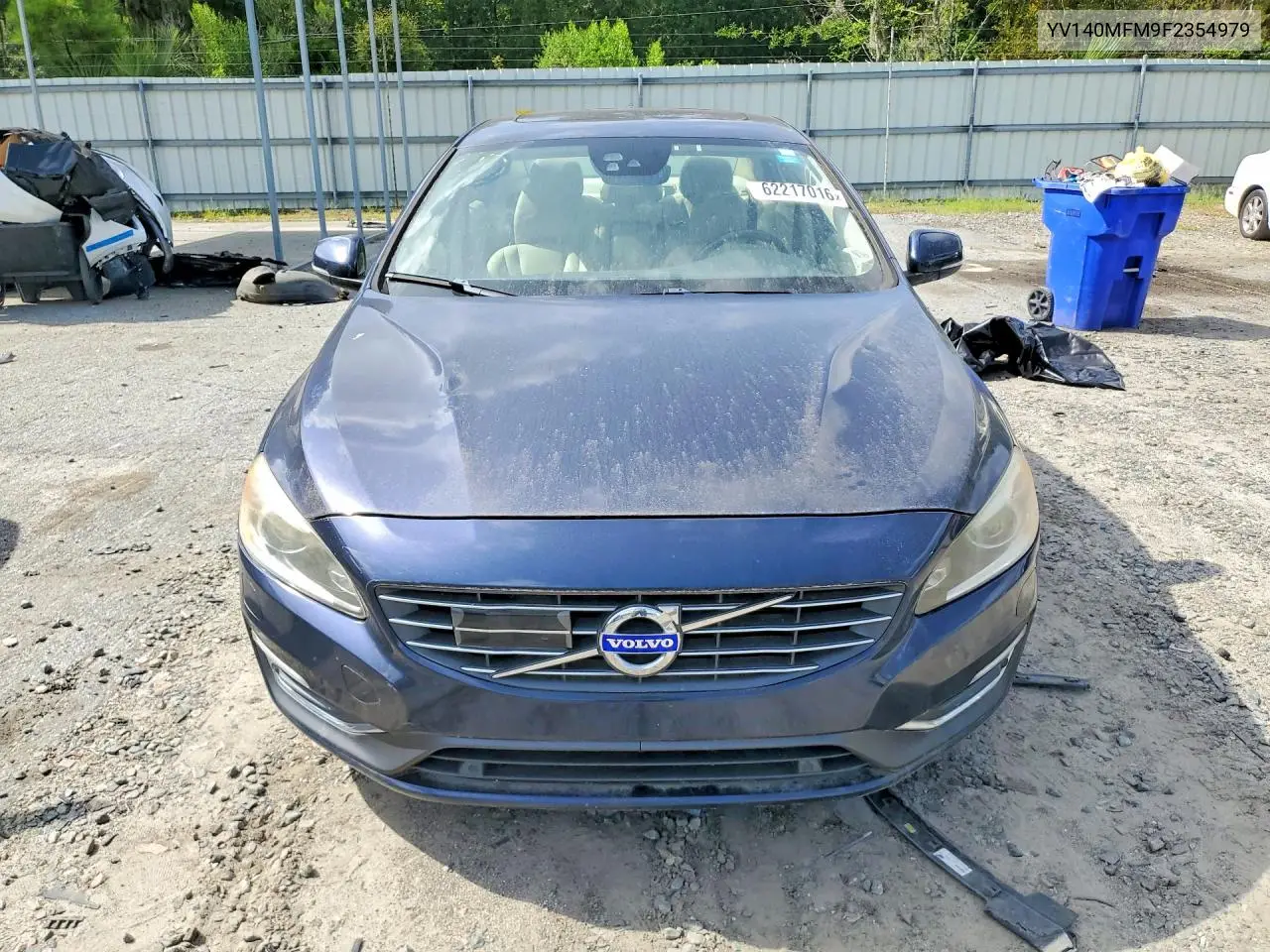 2015 Volvo S60 Platinum VIN: YV140MFM9F2354979 Lot: 62217016