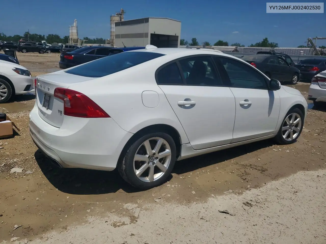 2016 Volvo S60 VIN: YV126MFJ0G2402530 Lot: 56810386