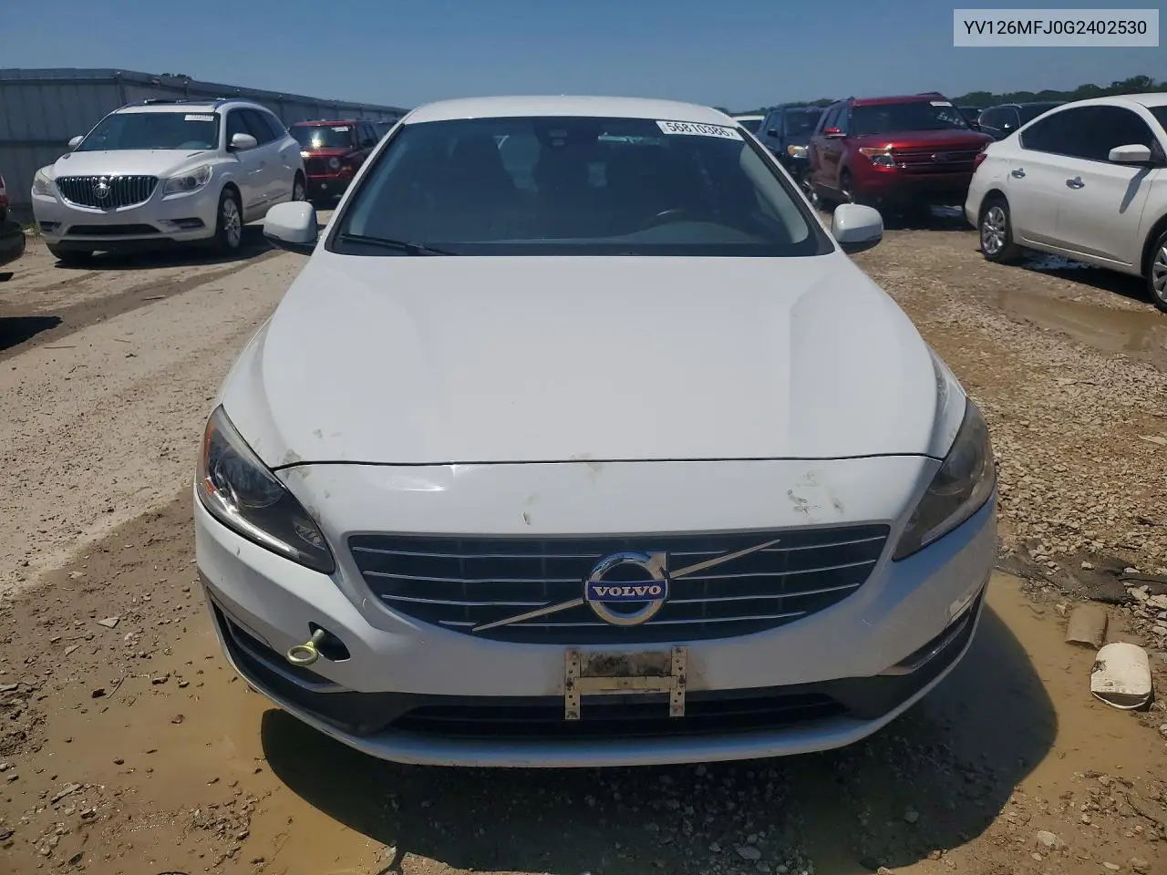 2016 Volvo S60 VIN: YV126MFJ0G2402530 Lot: 56810386