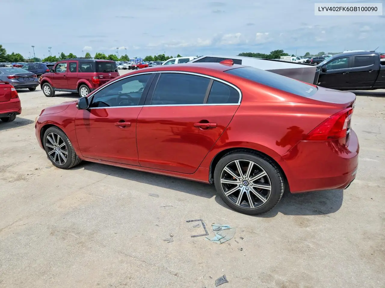 2016 Volvo S60 Premier VIN: LYV402FK6GB100090 Lot: 57894646