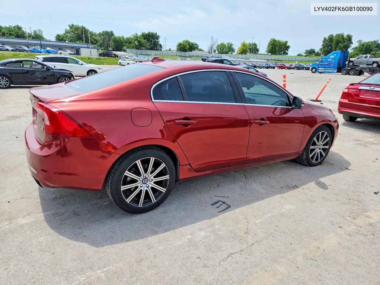 2016 Volvo S60 Premier VIN: LYV402FK6GB100090 Lot: 57894646