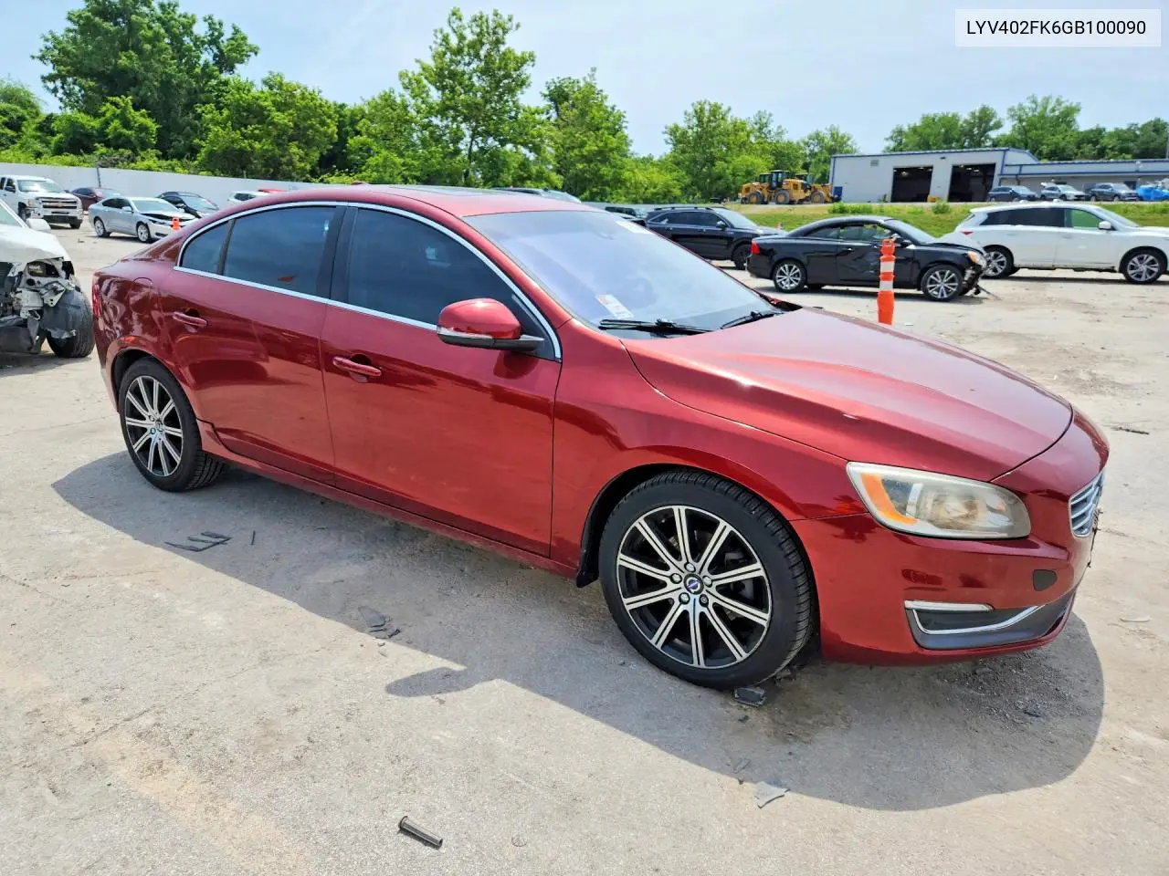 2016 Volvo S60 Premier VIN: LYV402FK6GB100090 Lot: 57894646