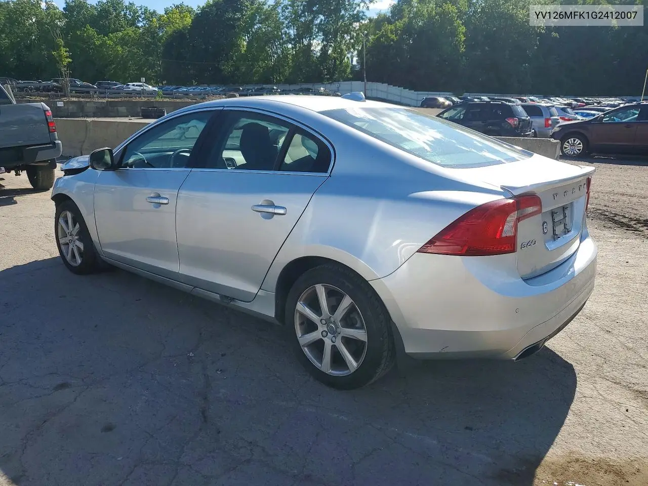 2016 Volvo S60 Premier VIN: YV126MFK1G2412007 Lot: 58226036