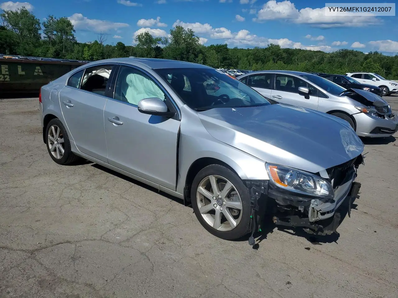 2016 Volvo S60 Premier VIN: YV126MFK1G2412007 Lot: 58226036