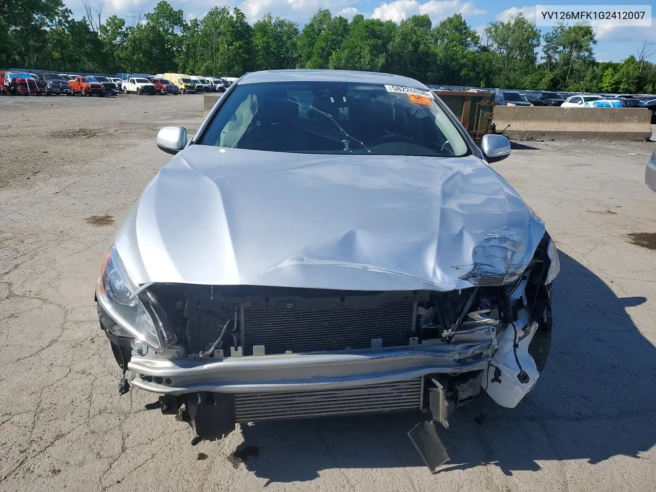 2016 Volvo S60 Premier VIN: YV126MFK1G2412007 Lot: 58226036