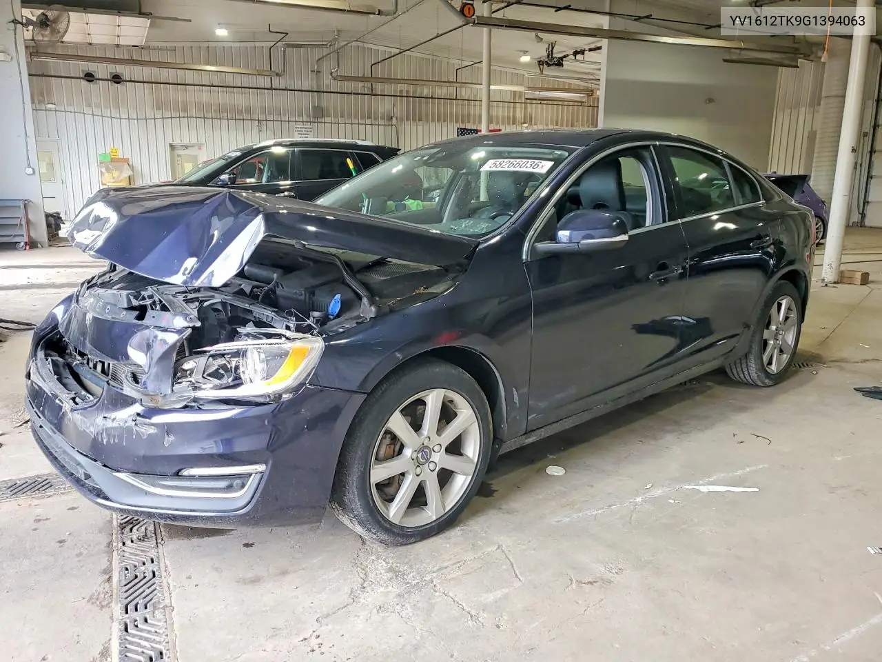 2016 Volvo S60 Premier VIN: YV1612TK9G1394063 Lot: 58266036