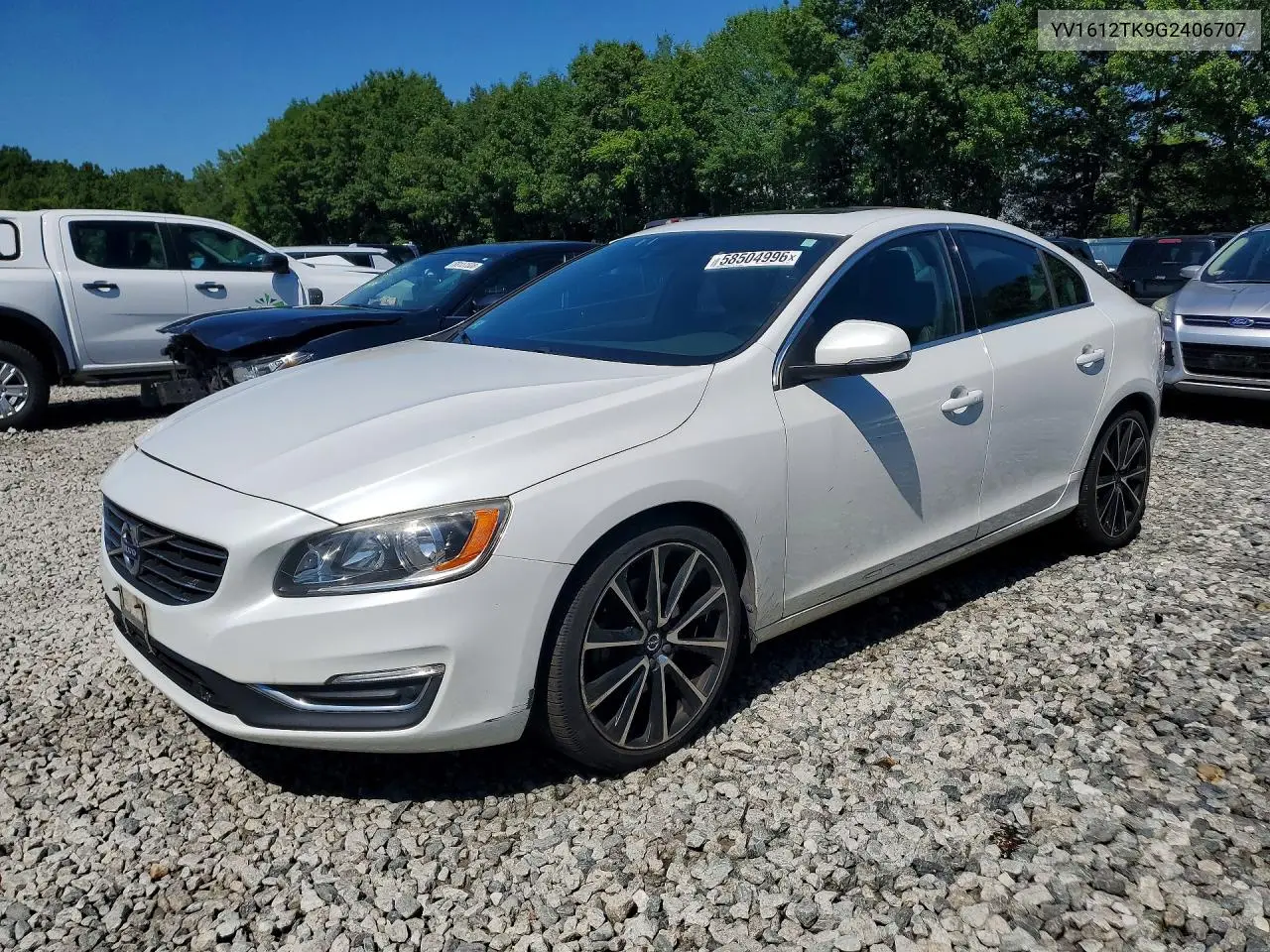 2016 Volvo S60 Premier VIN: YV1612TK9G2406707 Lot: 58504996