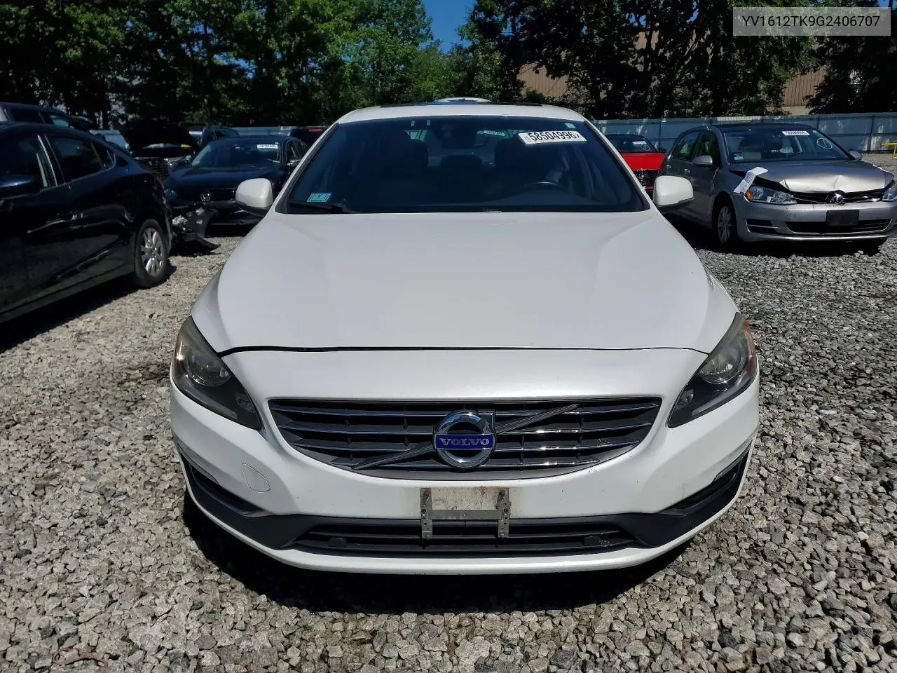 2016 Volvo S60 Premier VIN: YV1612TK9G2406707 Lot: 58504996