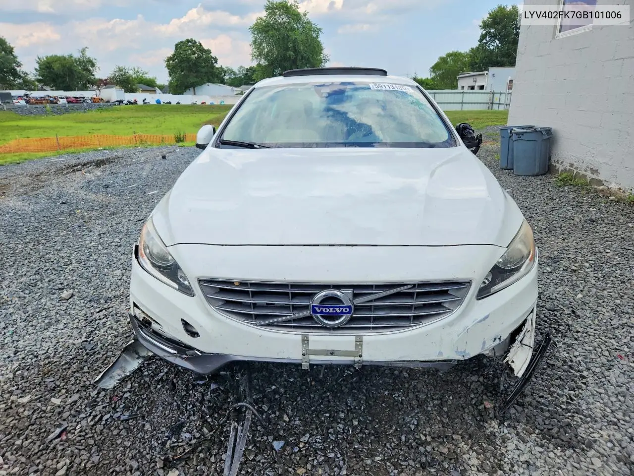 2016 Volvo S60 Premier VIN: LYV402FK7GB101006 Lot: 59113136