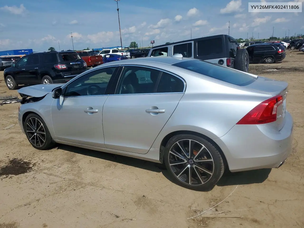 2016 Volvo S60 Premier VIN: YV126MFK4G2411806 Lot: 59977166