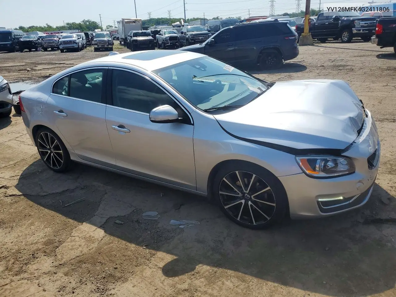 2016 Volvo S60 Premier VIN: YV126MFK4G2411806 Lot: 59977166