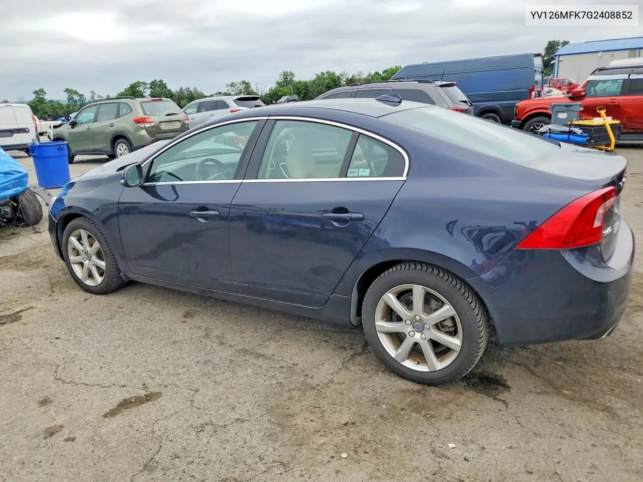 2016 Volvo S60 Premier VIN: YV126MFK7G2408852 Lot: 60083466
