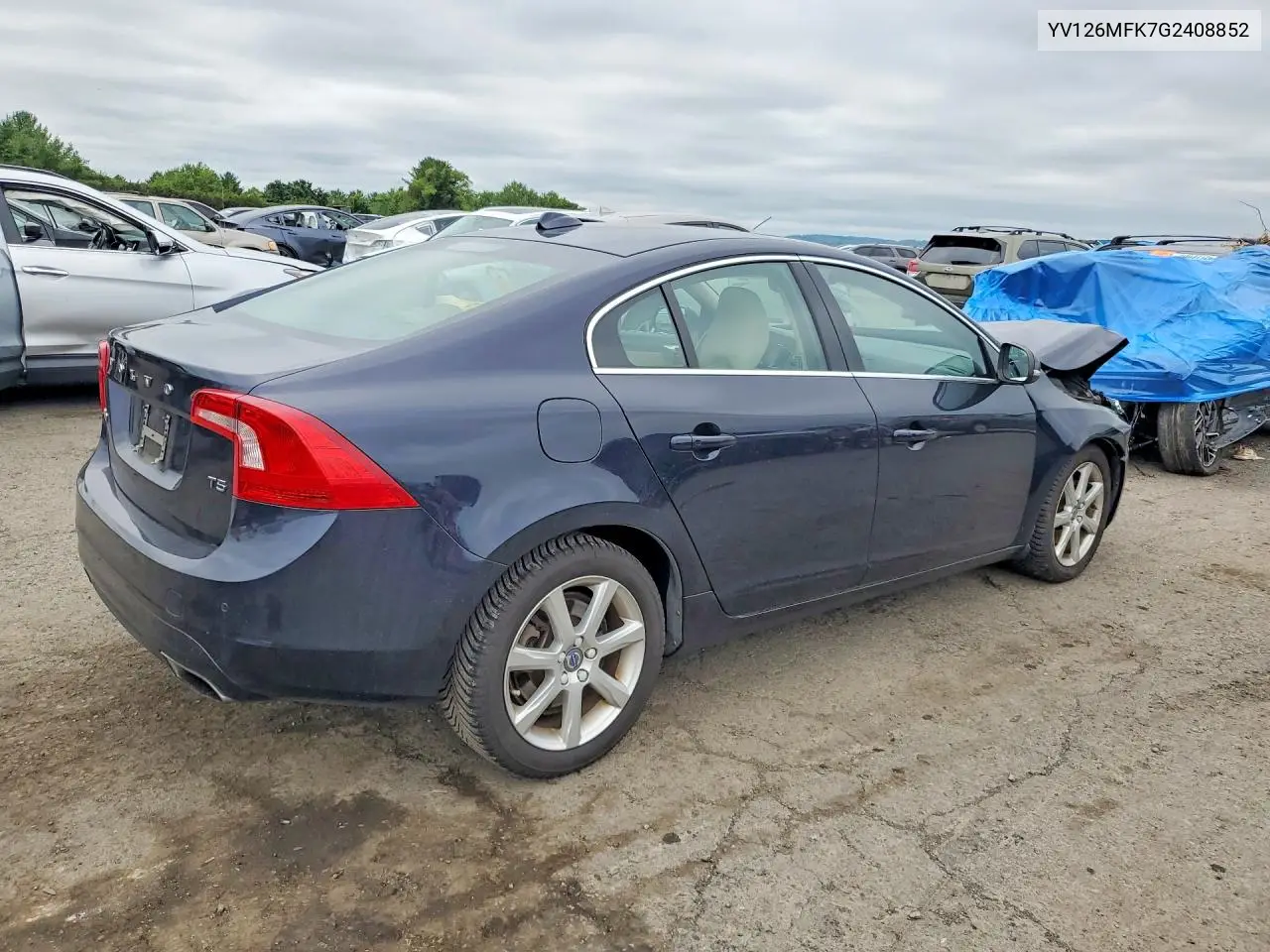 2016 Volvo S60 Premier VIN: YV126MFK7G2408852 Lot: 60083466