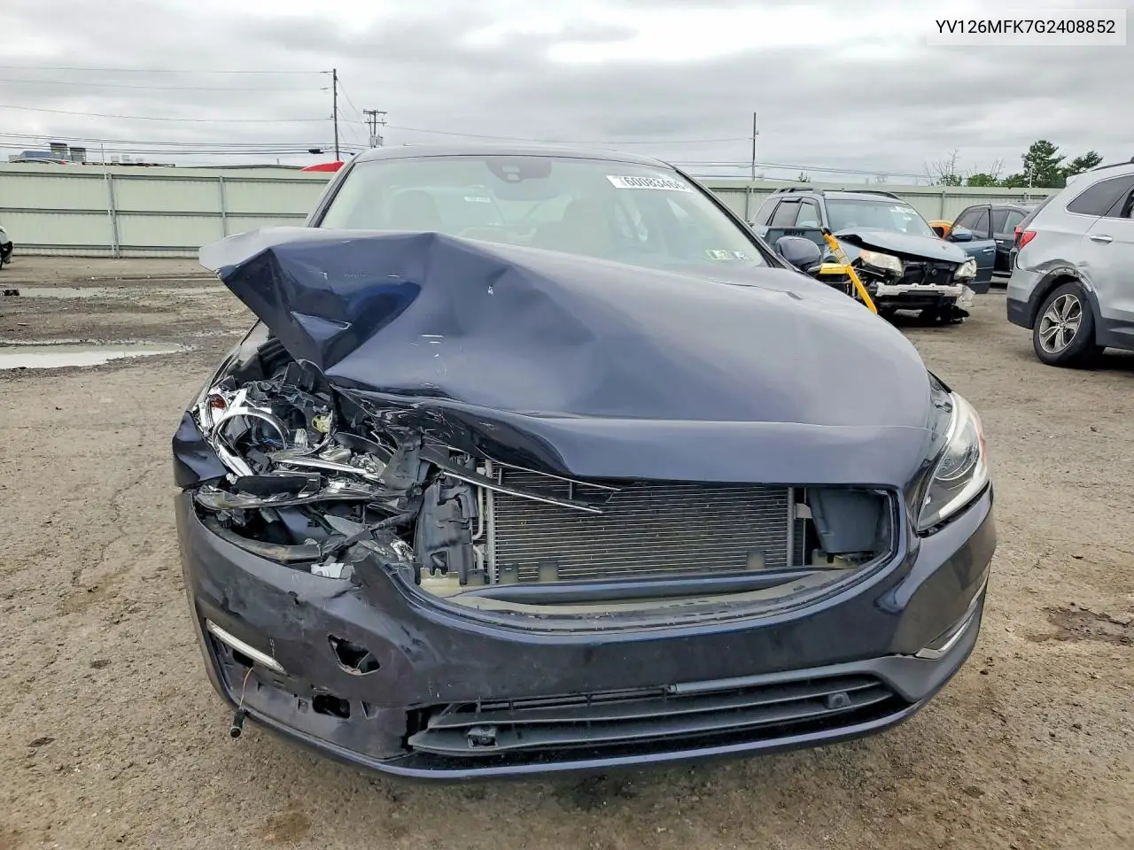 2016 Volvo S60 Premier VIN: YV126MFK7G2408852 Lot: 60083466
