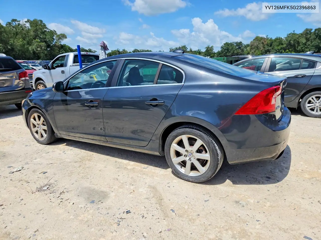 2016 Volvo S60 Premier VIN: YV126MFK5G2396863 Lot: 60883396