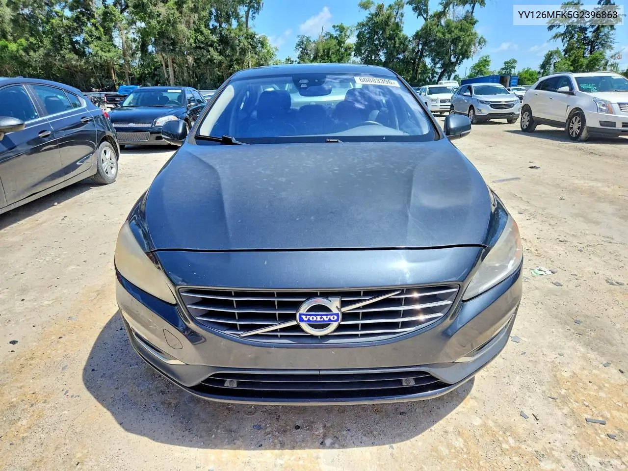 2016 Volvo S60 Premier VIN: YV126MFK5G2396863 Lot: 60883396