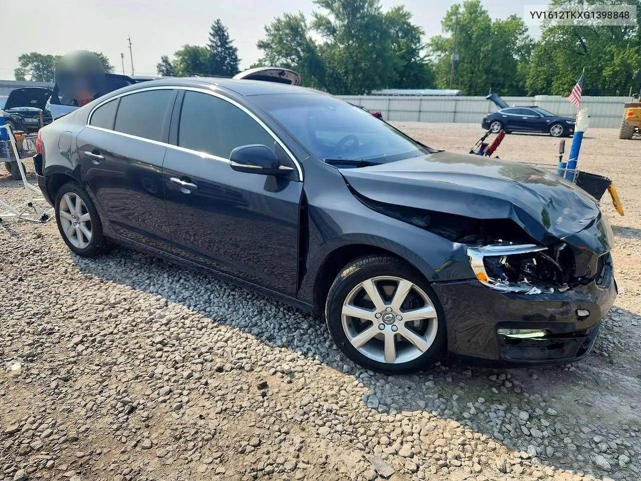 2016 Volvo S60 Premier VIN: YV1612TKXG1398848 Lot: 61333546