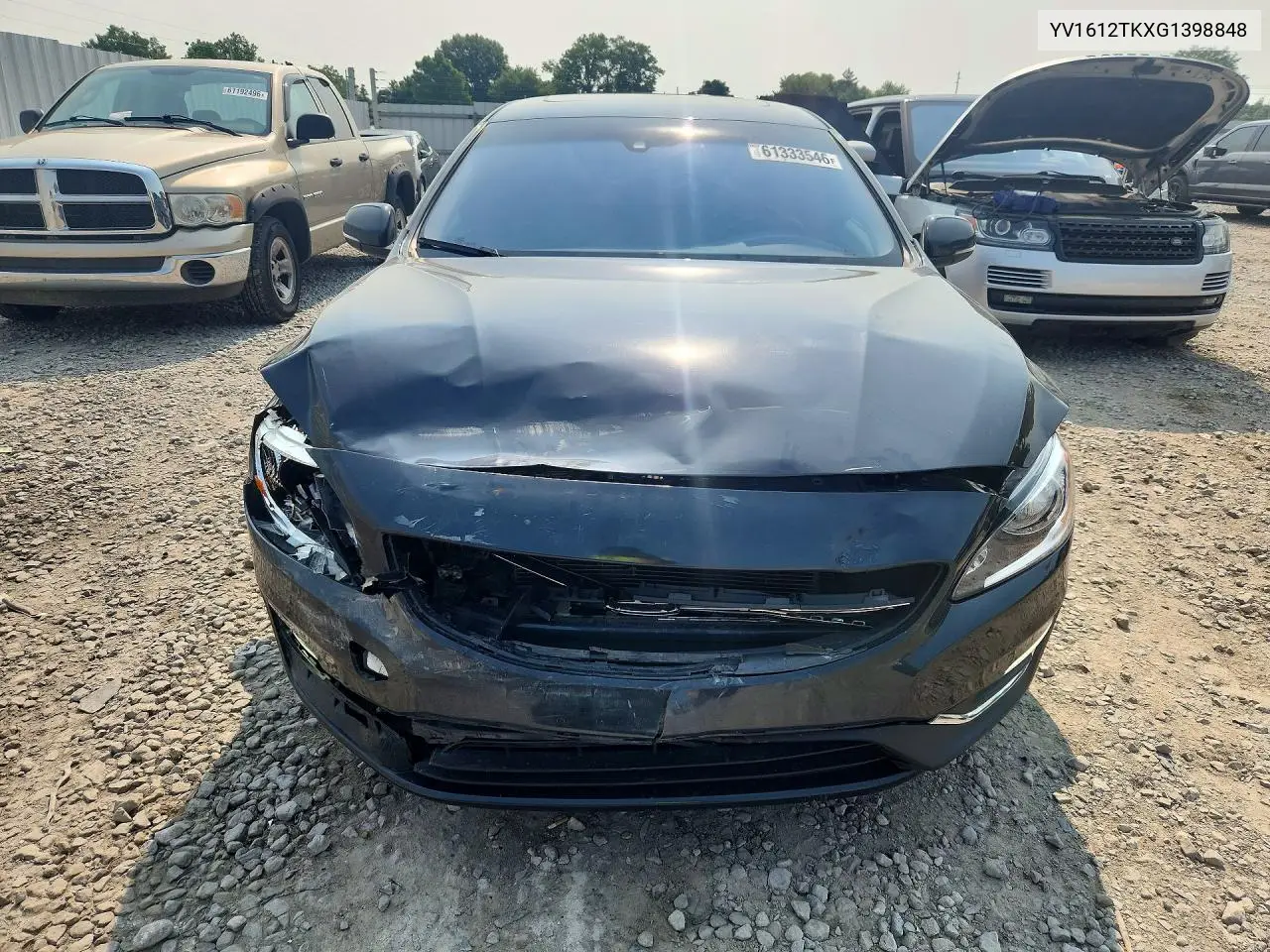 2016 Volvo S60 Premier VIN: YV1612TKXG1398848 Lot: 61333546