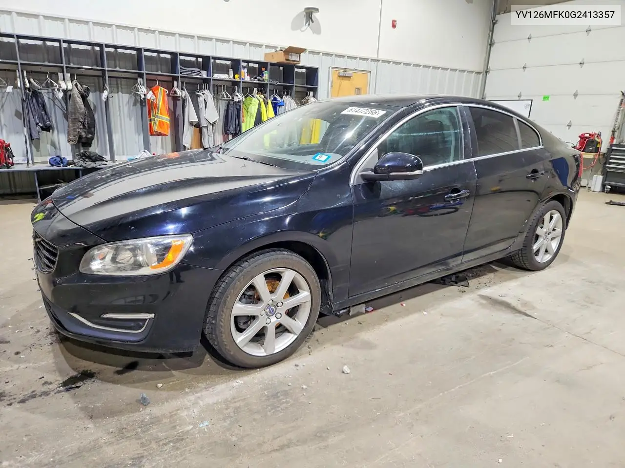 2016 Volvo S60 Premier VIN: YV126MFK0G2413357 Lot: 61472266