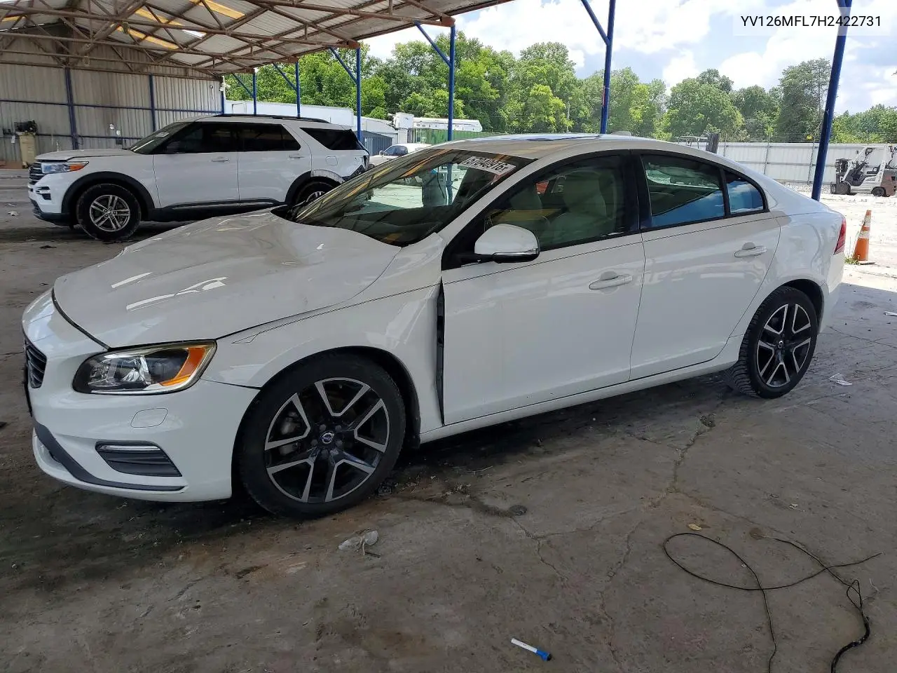 2017 Volvo S60 VIN: YV126MFL7H2422731 Lot: 57040916