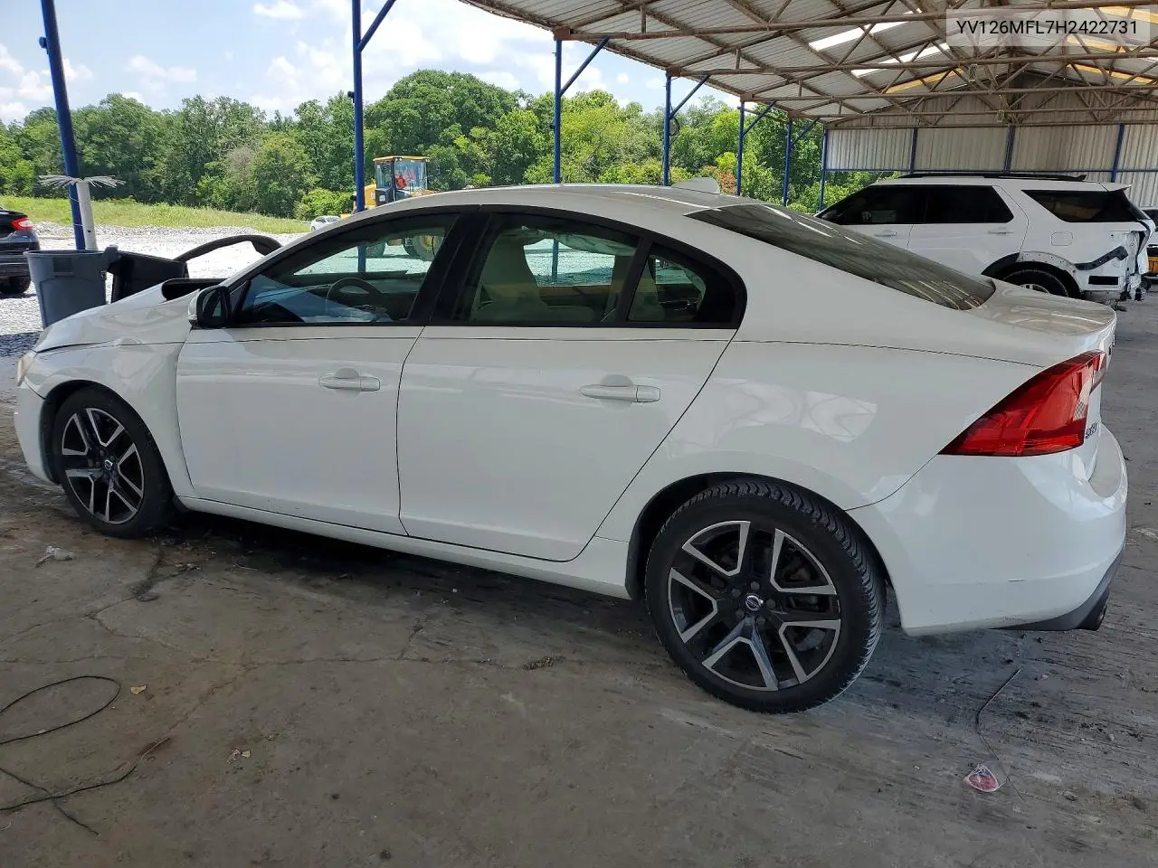 2017 Volvo S60 VIN: YV126MFL7H2422731 Lot: 57040916