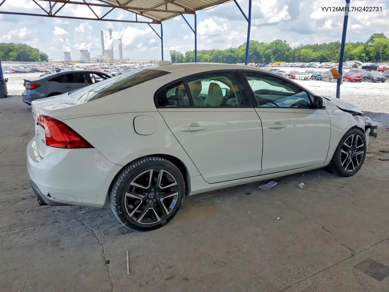2017 Volvo S60 VIN: YV126MFL7H2422731 Lot: 57040916