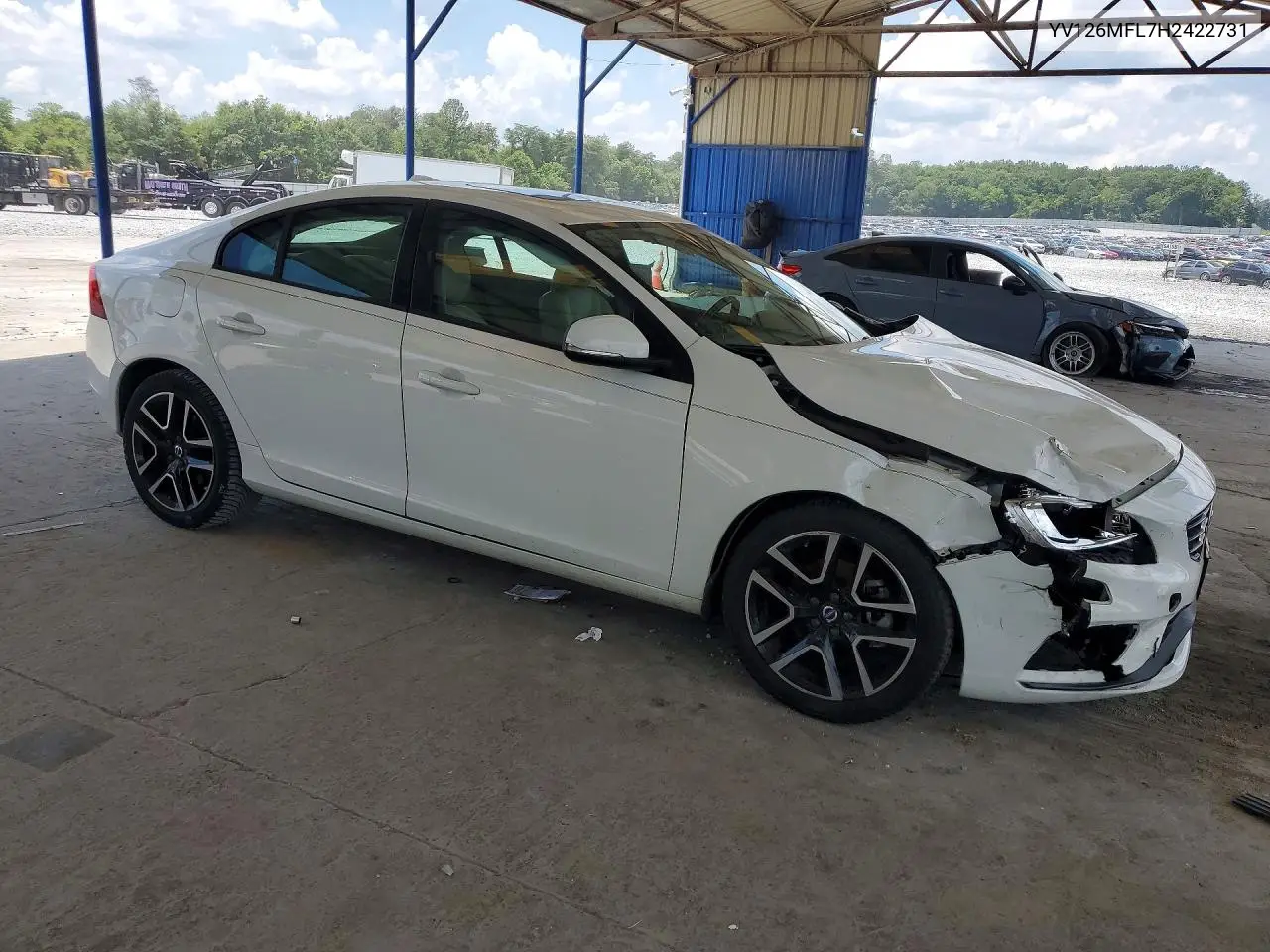 2017 Volvo S60 VIN: YV126MFL7H2422731 Lot: 57040916