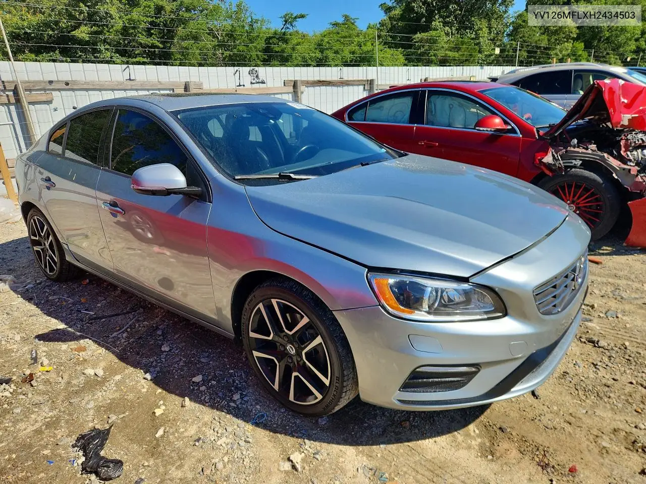 2017 Volvo S60 VIN: YV126MFLXH2434503 Lot: 58018466