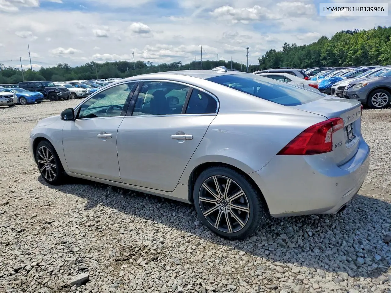 2017 Volvo S60 Premier VIN: LYV402TK1HB139966 Lot: 58220646