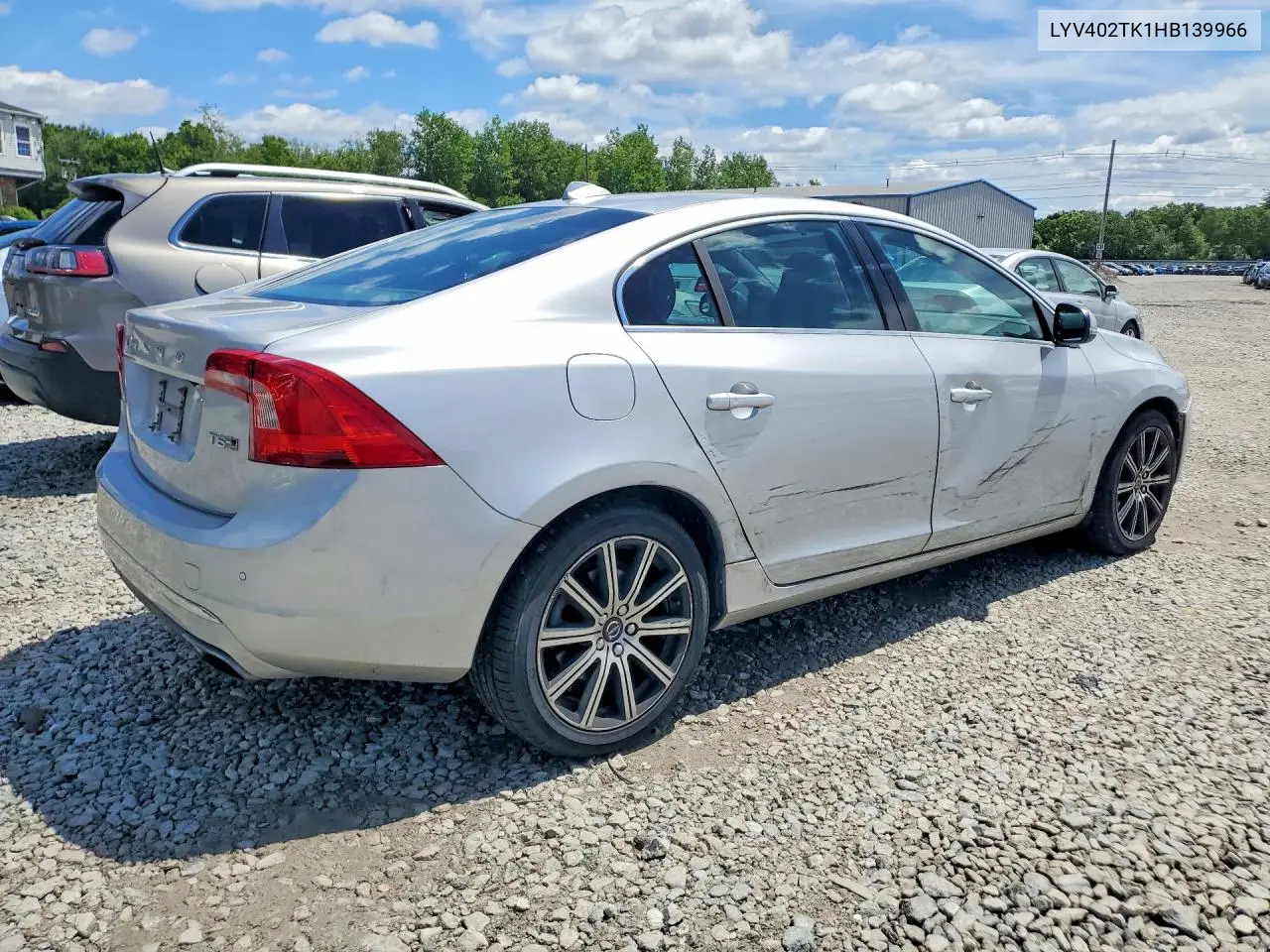 2017 Volvo S60 Premier VIN: LYV402TK1HB139966 Lot: 58220646