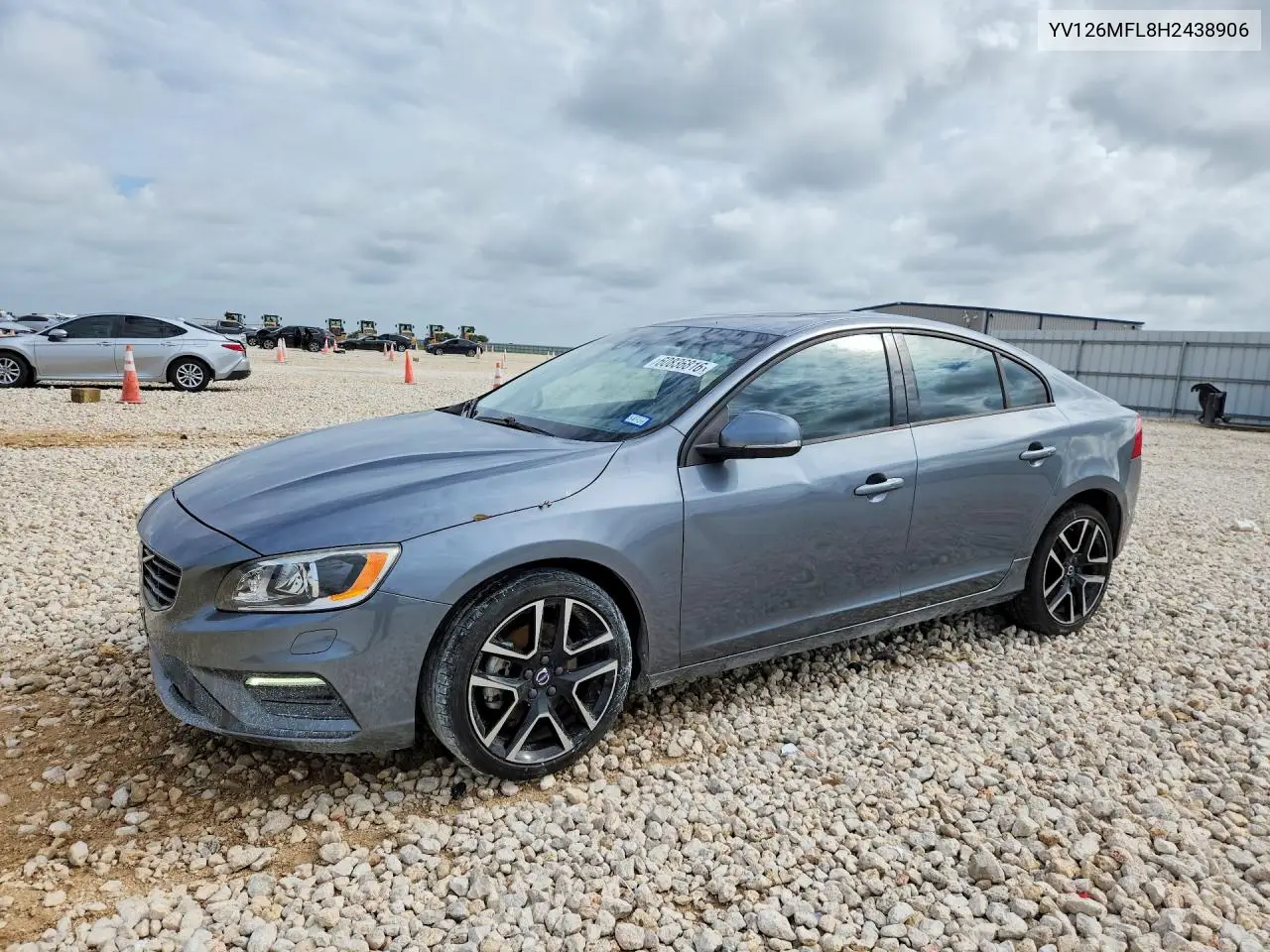 2017 Volvo S60 VIN: YV126MFL8H2438906 Lot: 60836816