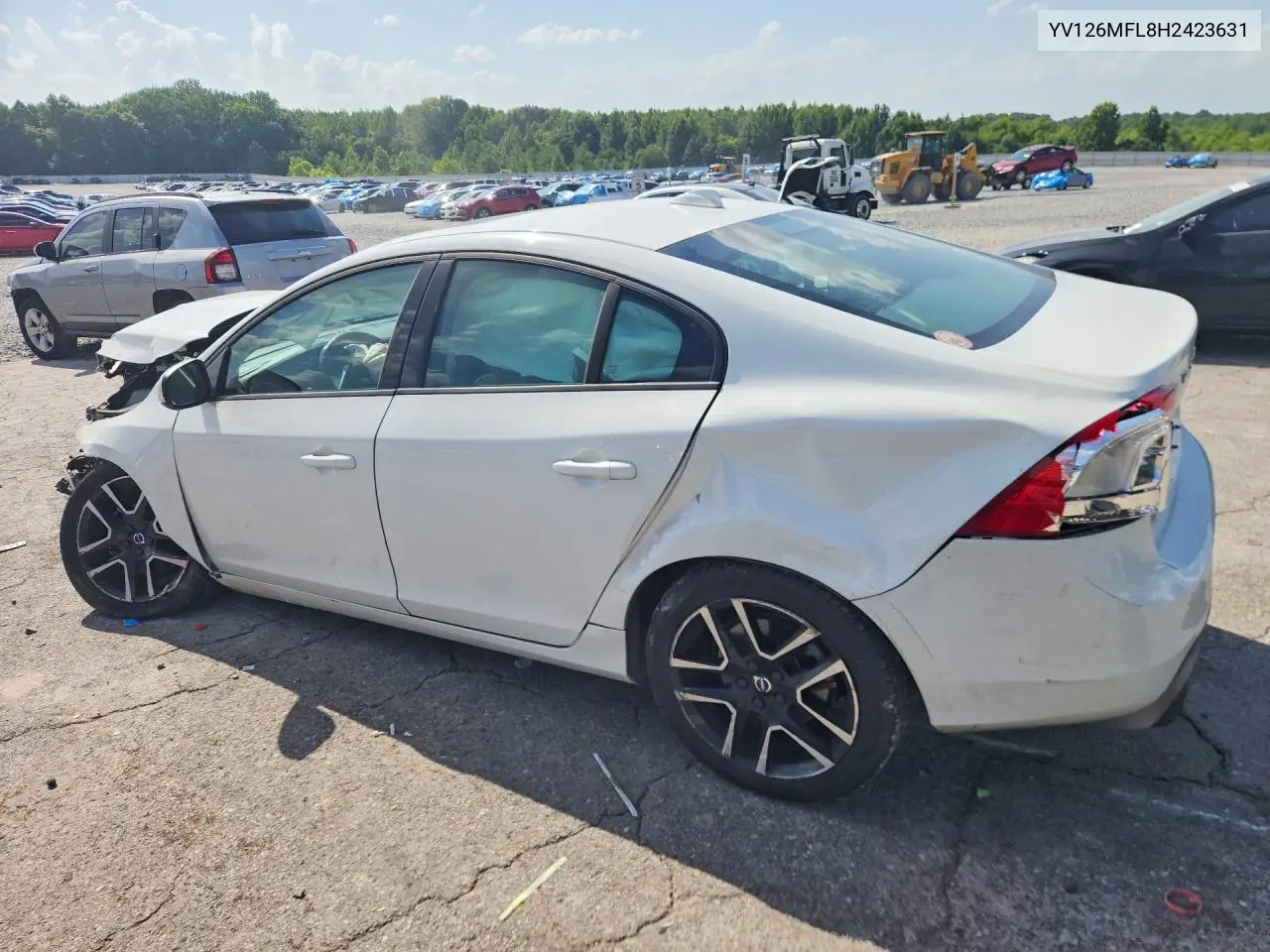 2017 Volvo S60 VIN: YV126MFL8H2423631 Lot: 61617416