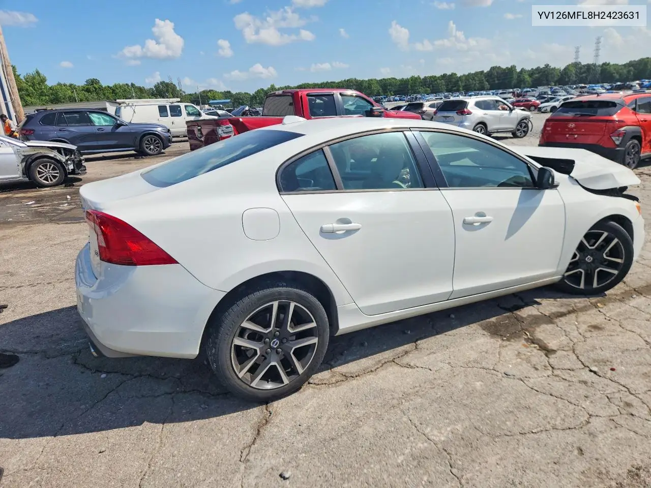 2017 Volvo S60 VIN: YV126MFL8H2423631 Lot: 61617416