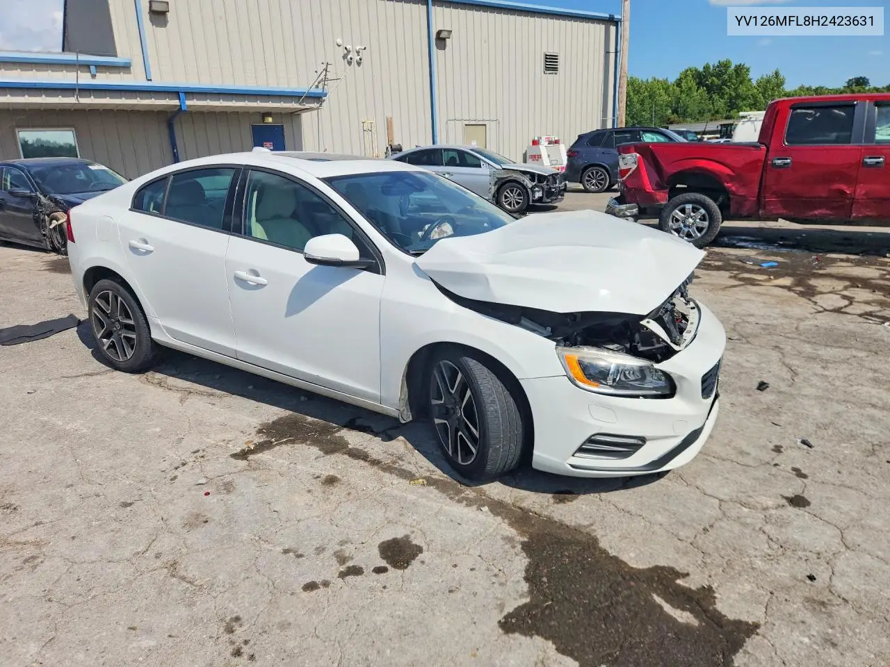 2017 Volvo S60 VIN: YV126MFL8H2423631 Lot: 61617416