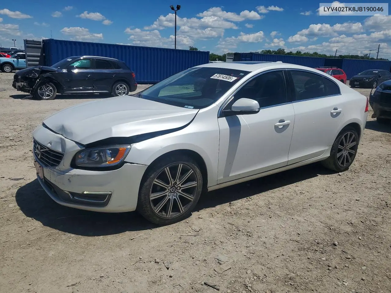 2018 Volvo S60 Inscription VIN: LYV402TK8JB190046 Lot: 57614506