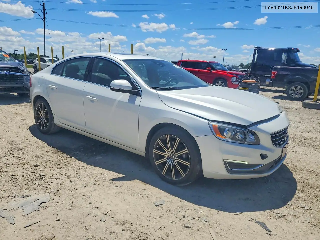 2018 Volvo S60 Inscription VIN: LYV402TK8JB190046 Lot: 57614506