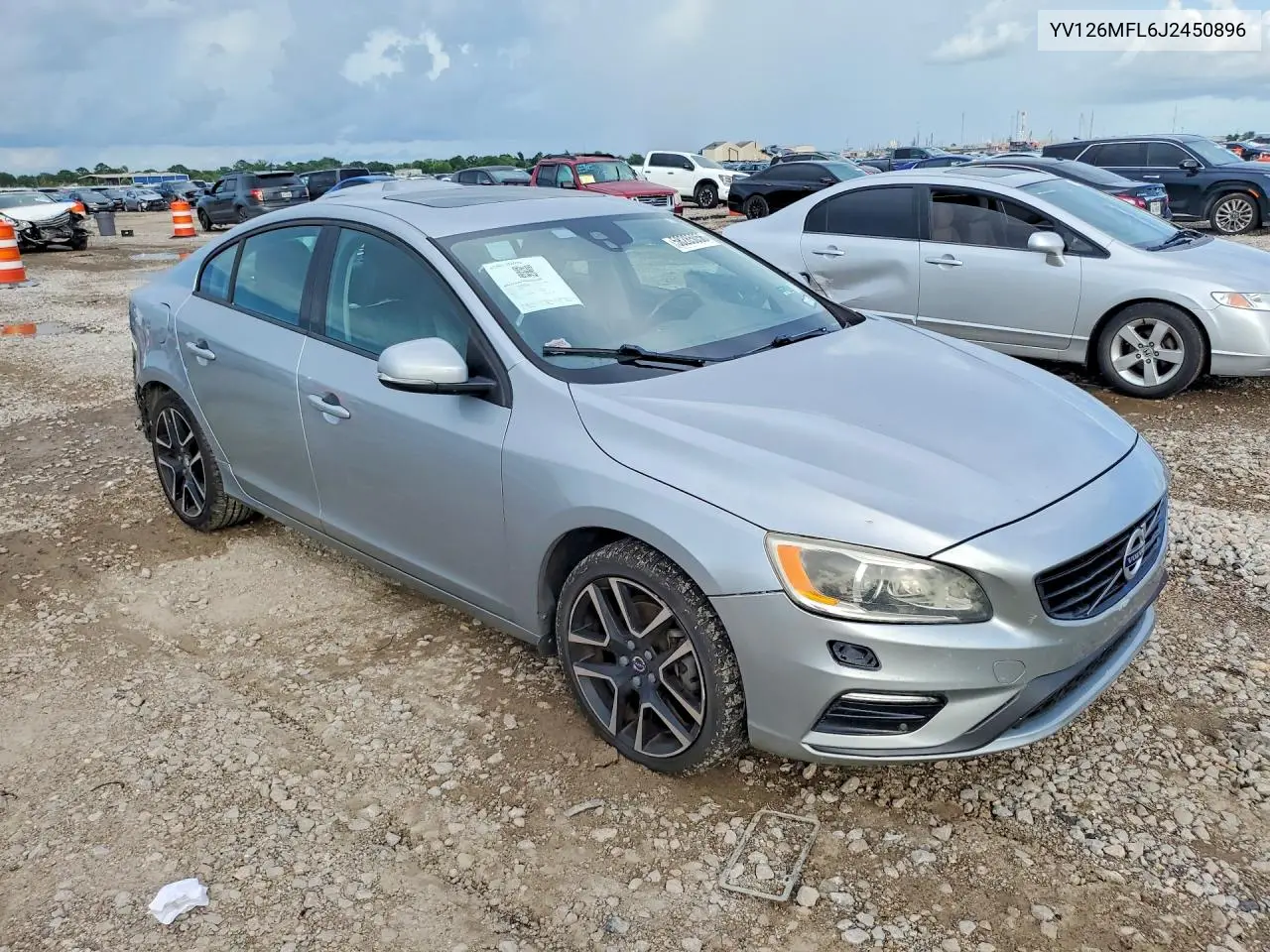 2018 Volvo S60 Dynamic VIN: YV126MFL6J2450896 Lot: 58285056