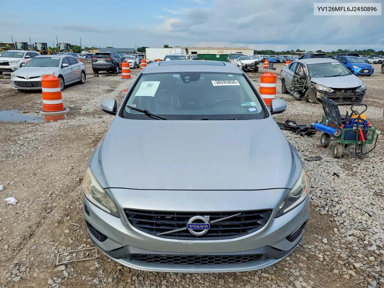 2018 Volvo S60 Dynamic VIN: YV126MFL6J2450896 Lot: 58285056