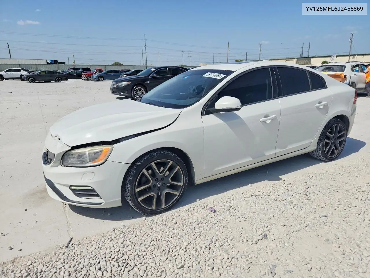 2018 Volvo S60 Dynamic VIN: YV126MFL6J2455869 Lot: 59178066