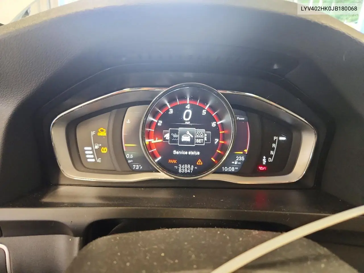 2018 Volvo S60 Premier VIN: LYV402HK0JB180068 Lot: 59976526