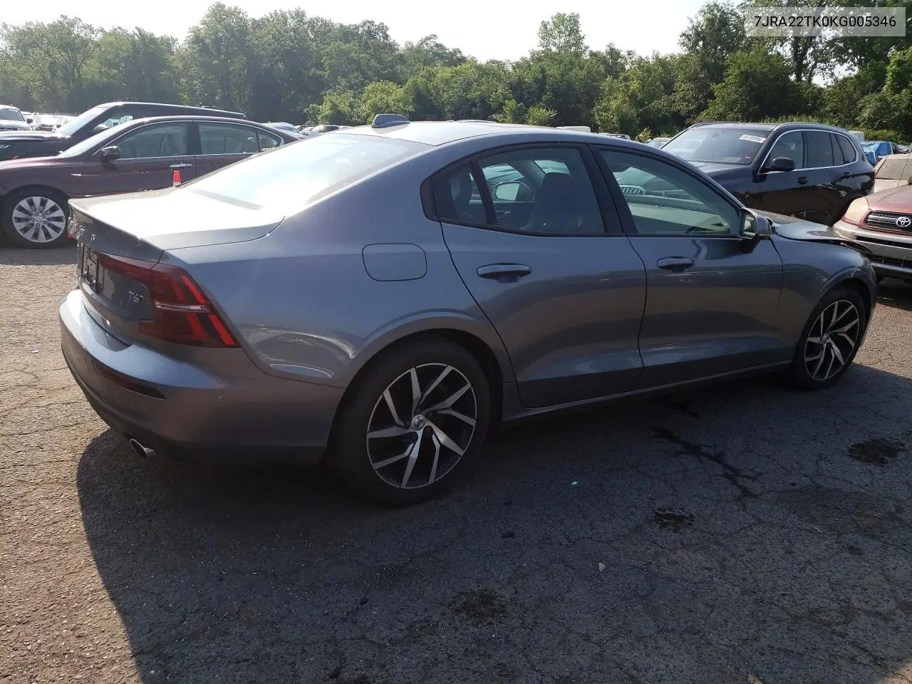 2019 Volvo S60 T6 Momentum VIN: 7JRA22TK0KG005346 Lot: 57210436