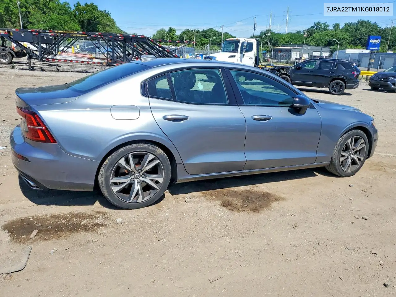 2019 Volvo S60 T6 R-Design VIN: 7JRA22TM1KG018012 Lot: 57462686