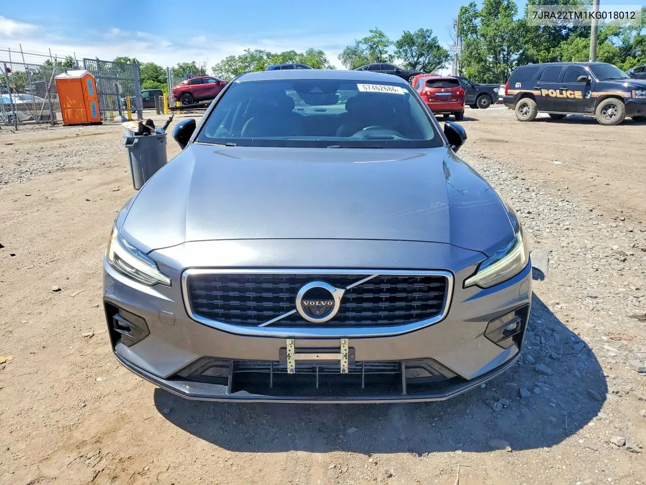 2019 Volvo S60 T6 R-Design VIN: 7JRA22TM1KG018012 Lot: 57462686
