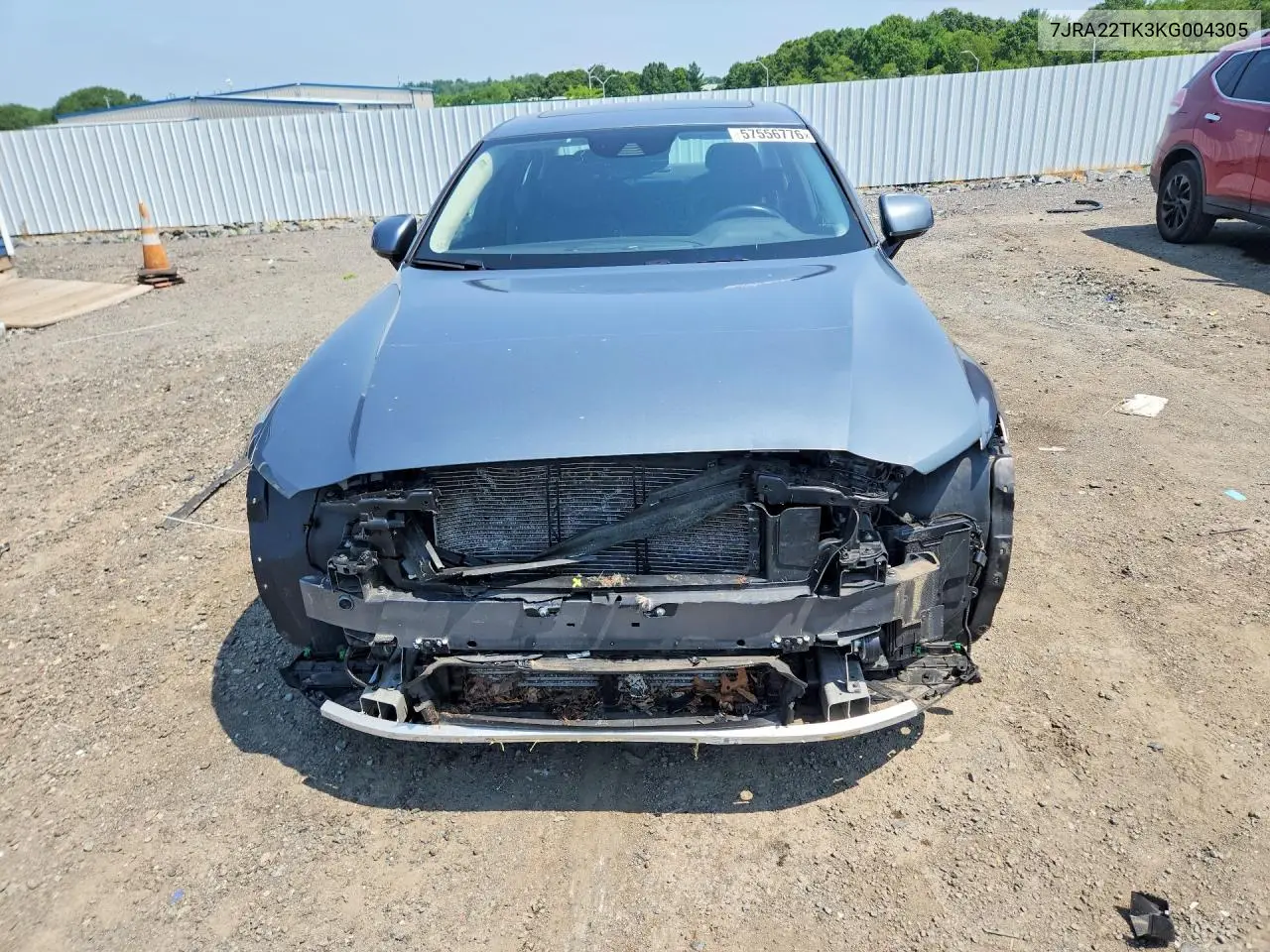2019 Volvo S60 T6 Momentum VIN: 7JRA22TK3KG004305 Lot: 57556776