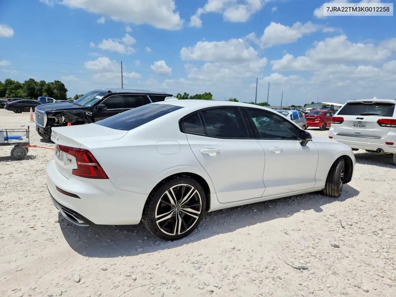 2019 Volvo S60 T6 R-Design VIN: 7JRA22TM3KG012258 Lot: 58097936