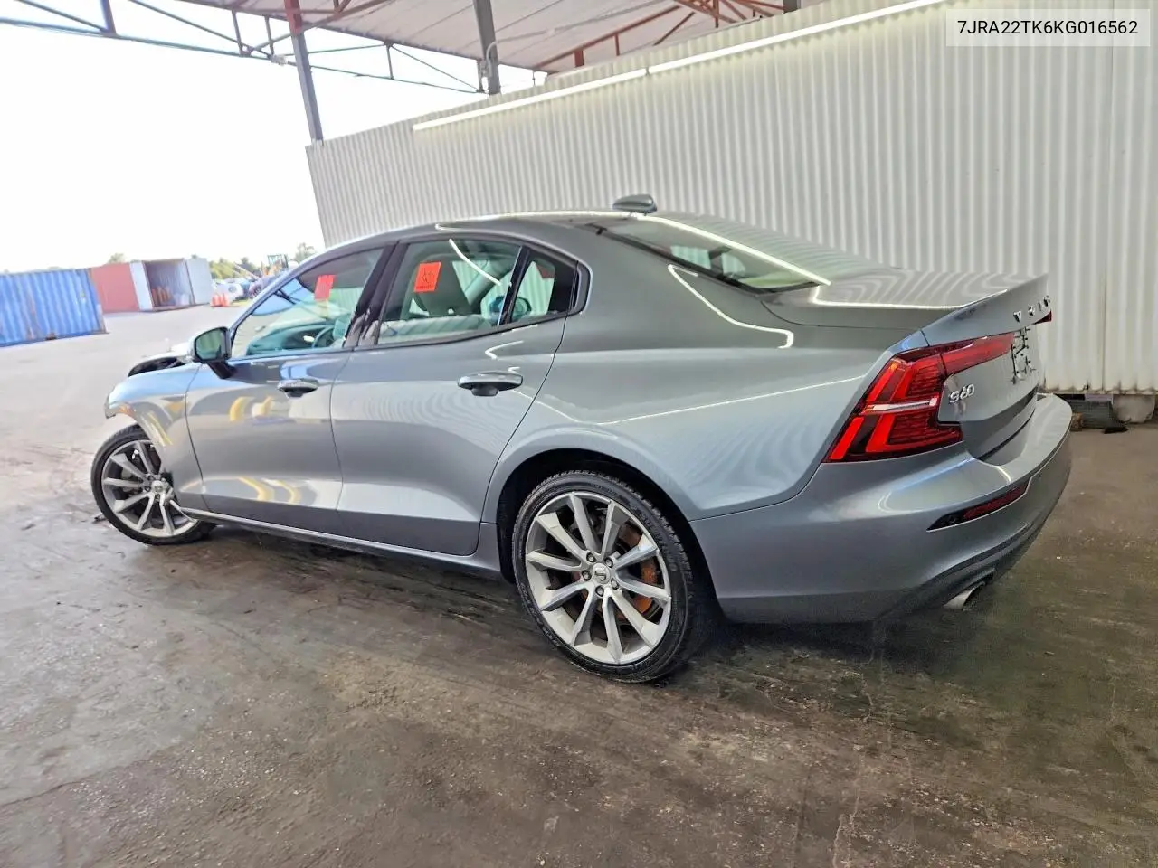 2019 Volvo S60 T6 Momentum VIN: 7JRA22TK6KG016562 Lot: 58308126
