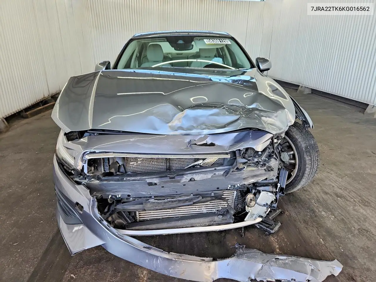 2019 Volvo S60 T6 Momentum VIN: 7JRA22TK6KG016562 Lot: 58308126