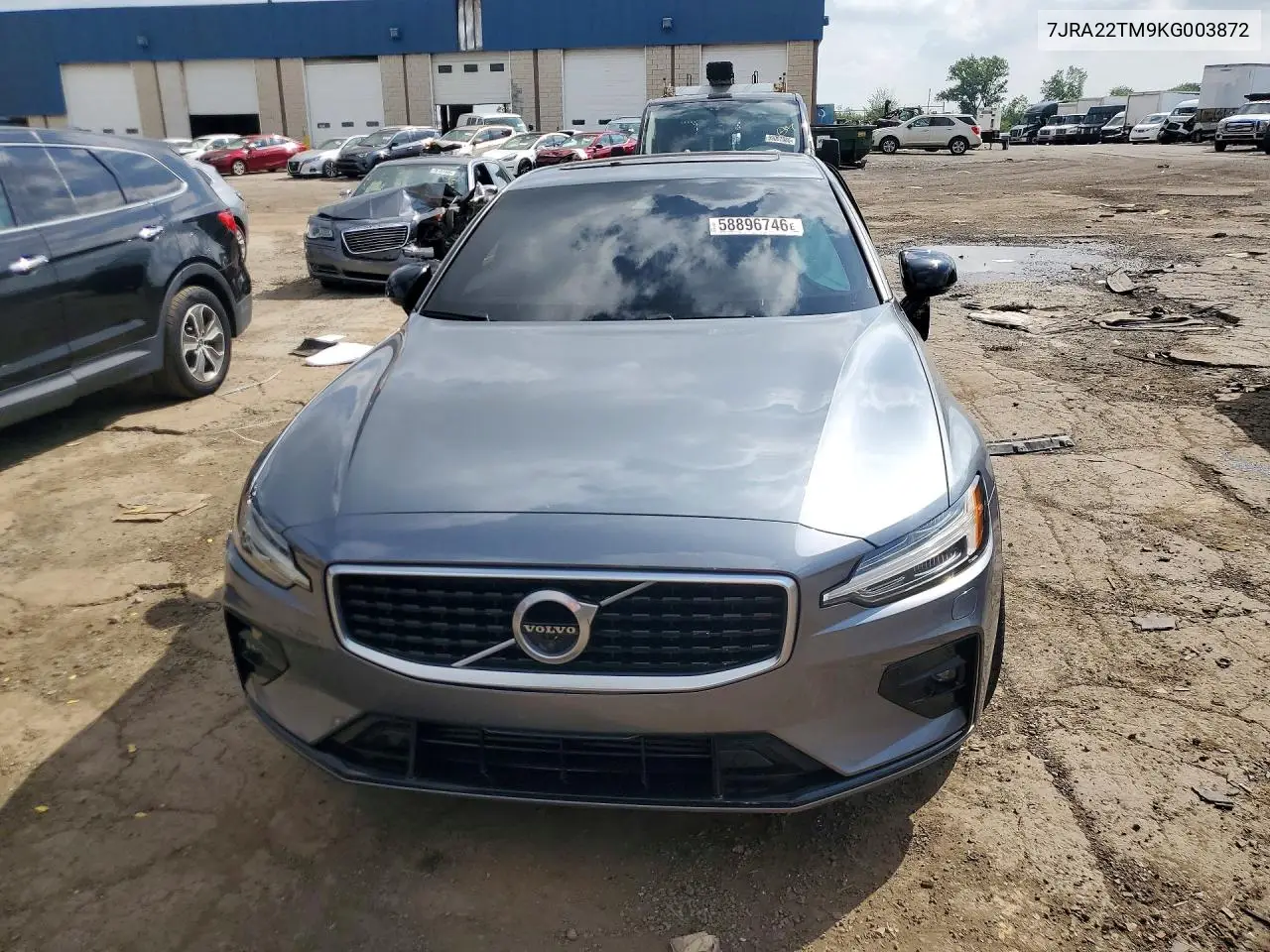 2019 Volvo S60 T6 R-Design VIN: 7JRA22TM9KG003872 Lot: 58896746