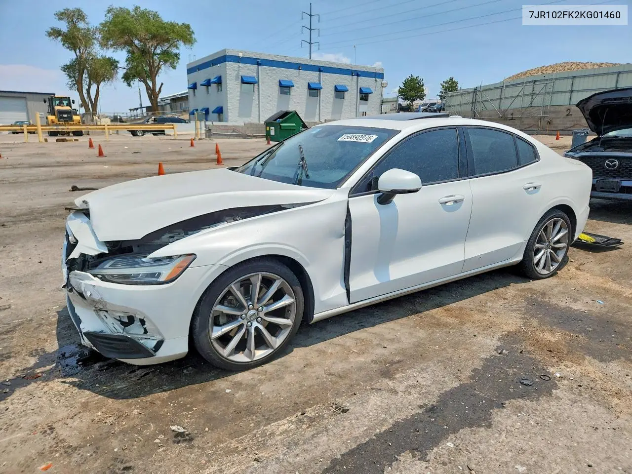 2019 Volvo S60 T5 Momentum VIN: 7JR102FK2KG01460 Lot: 59890976
