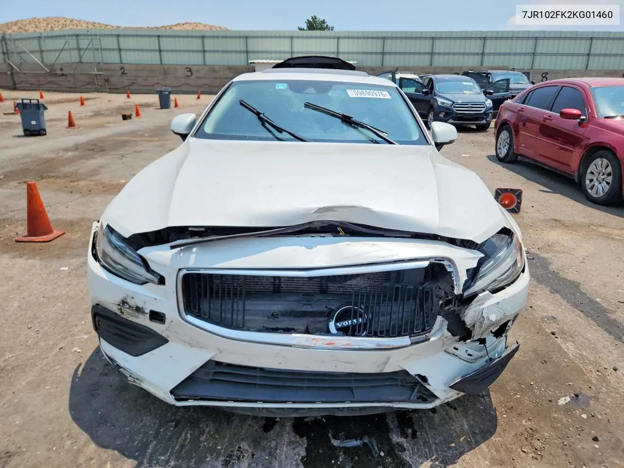 2019 Volvo S60 T5 Momentum VIN: 7JR102FK2KG01460 Lot: 59890976
